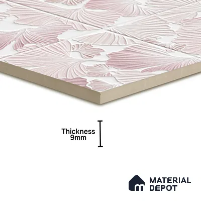 Floral Wall Tile TL 07244 C Florina 4002 Granula 1 ft x 1 ft Ceramic Matte Finish - 9 mm  | 2 mm Spacer is Mandatory | Please Expect a Slight Variation of Pattern (Sample)